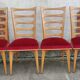 Série de 4 chaises art déco