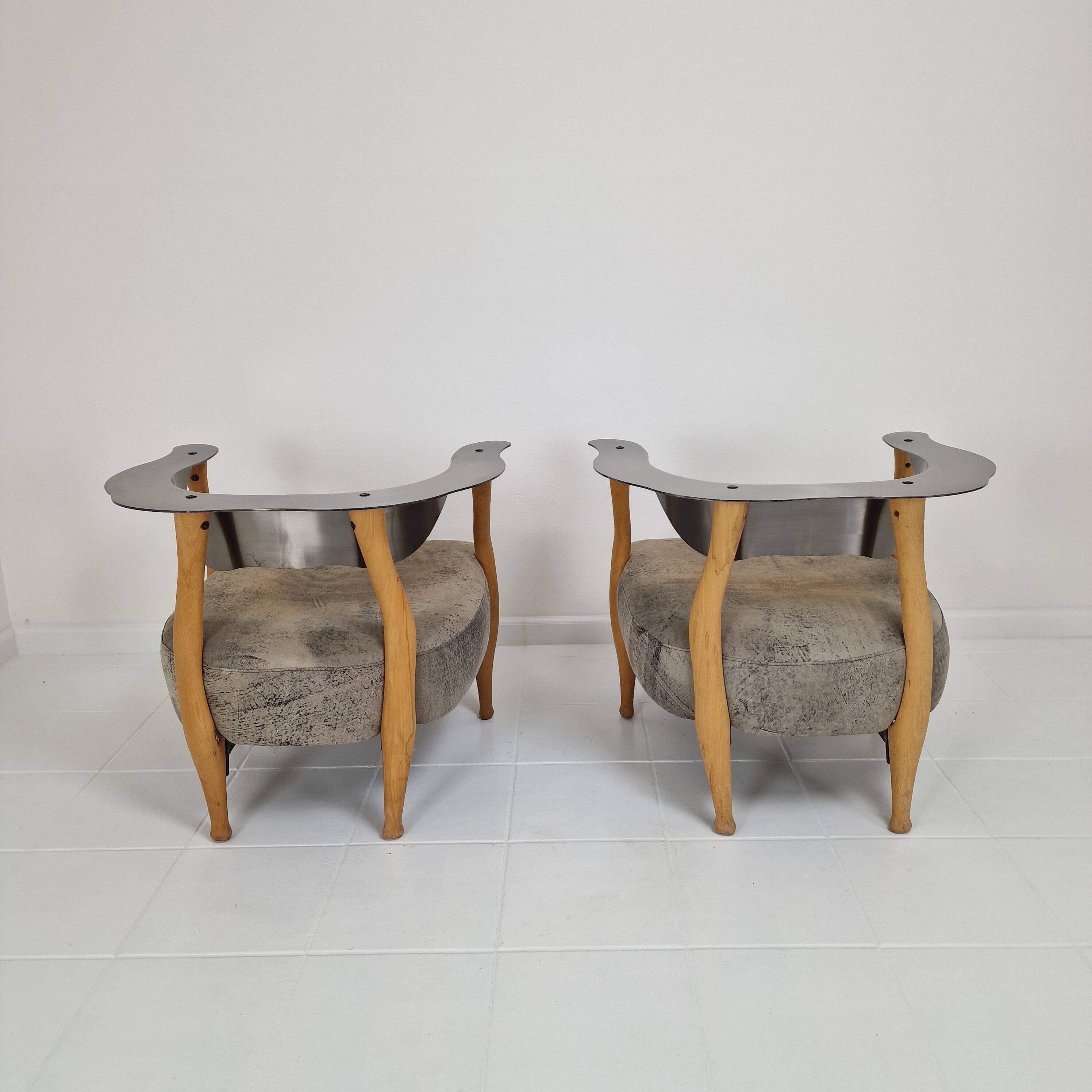 Set of 2 'Fantasy Island' Lounge Chairs by Kurt Bayer, 1980's