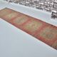 Oushak Vintage Handmade Runner Rug  sku 2131