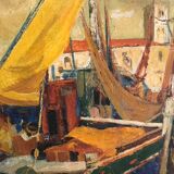 Tableau Marine Guy Jeanjean 1966