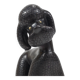 Charming figurine sculpture of a poodle dog by Leopold Anzengruber, Austria, 1950s.