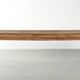 Antique French oak hallway bench/dining table bench from the 19th century