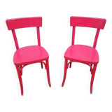 2 chaises bistrot anciennes