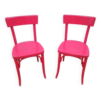 2 antique bistro chairs