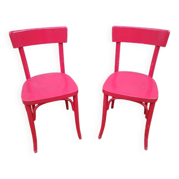 2 antique bistro chairs