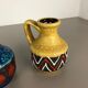 Ensemble de 2 vases multi-color fat fat lava  "215-17" bay ceramics Allemagne