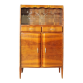 Rounded furniture from the 1950s in cherry veneer