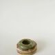 Vide-poche en onyx, forme ronde, vert, design, 1970 - 10 x 10 cm