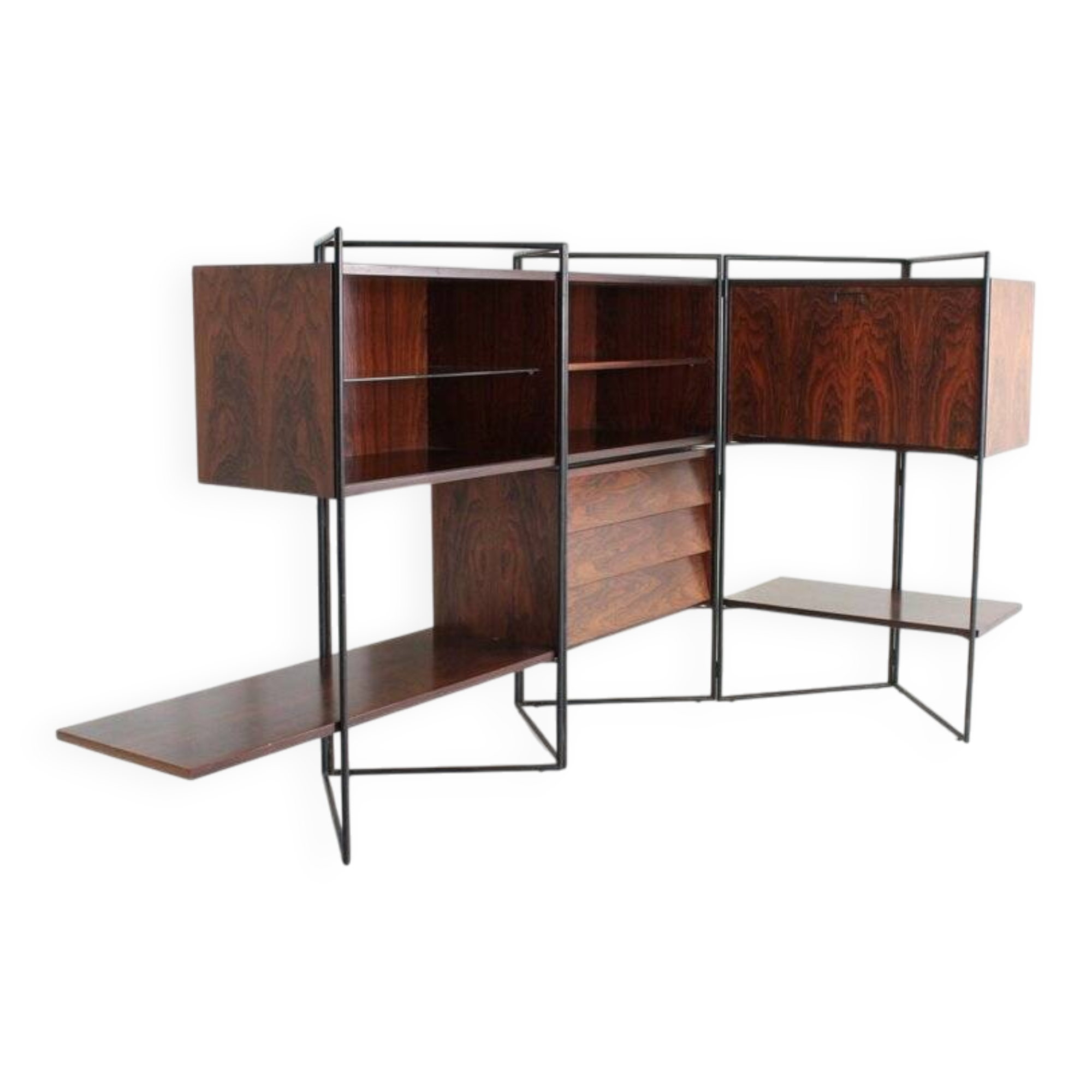 Adjustable wall unit by Taichiro Nakai for La Permanente Mobili, 1953