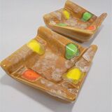 Pair of ashtrays