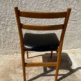 Set of 4 Scandinavian style teak chairs