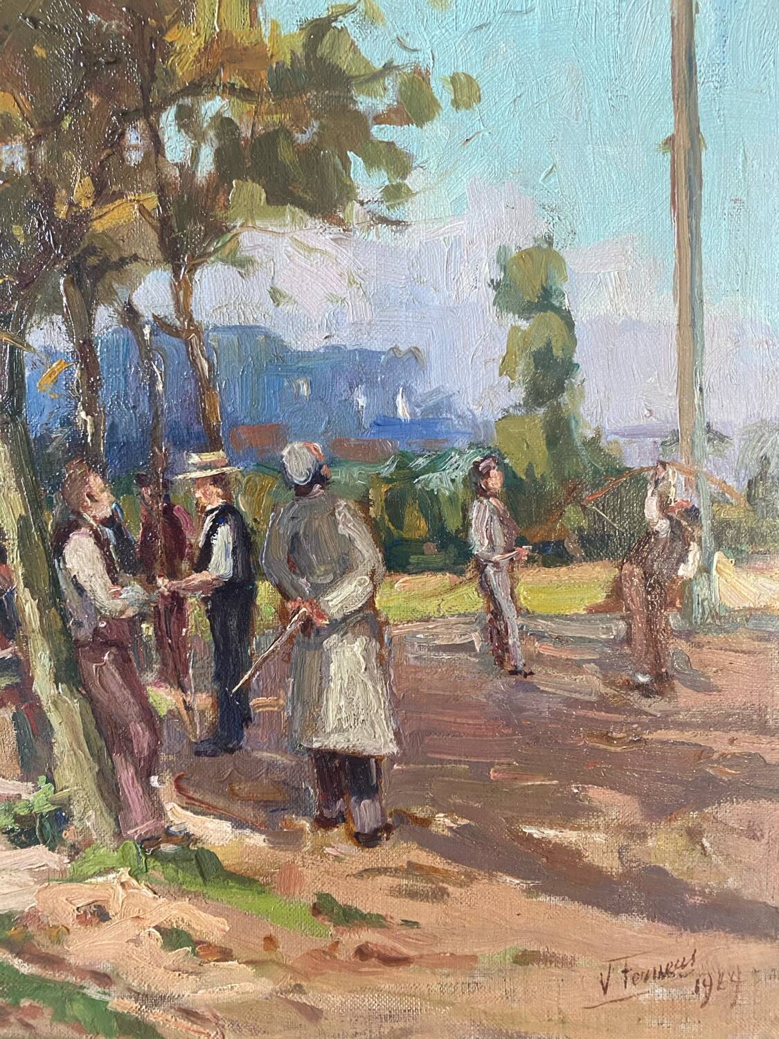 Village festival of 1929 signed