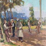 Village festival of 1929 signed