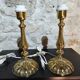 Pair of solid brass table lamps - Maison Bejorama - Ho style