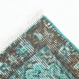 5x7 Handknotted Wool Floral Vintage Tapis Rugs 227x145Cm