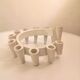 Plastic candle holder 12 candles design 70s