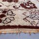 Vintage moroccan Beni Ourain rug 227x193cm