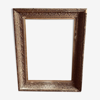 Magnificent 19th century frame in gilded wood