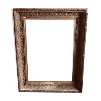 Magnificent 19th century frame in gilded wood