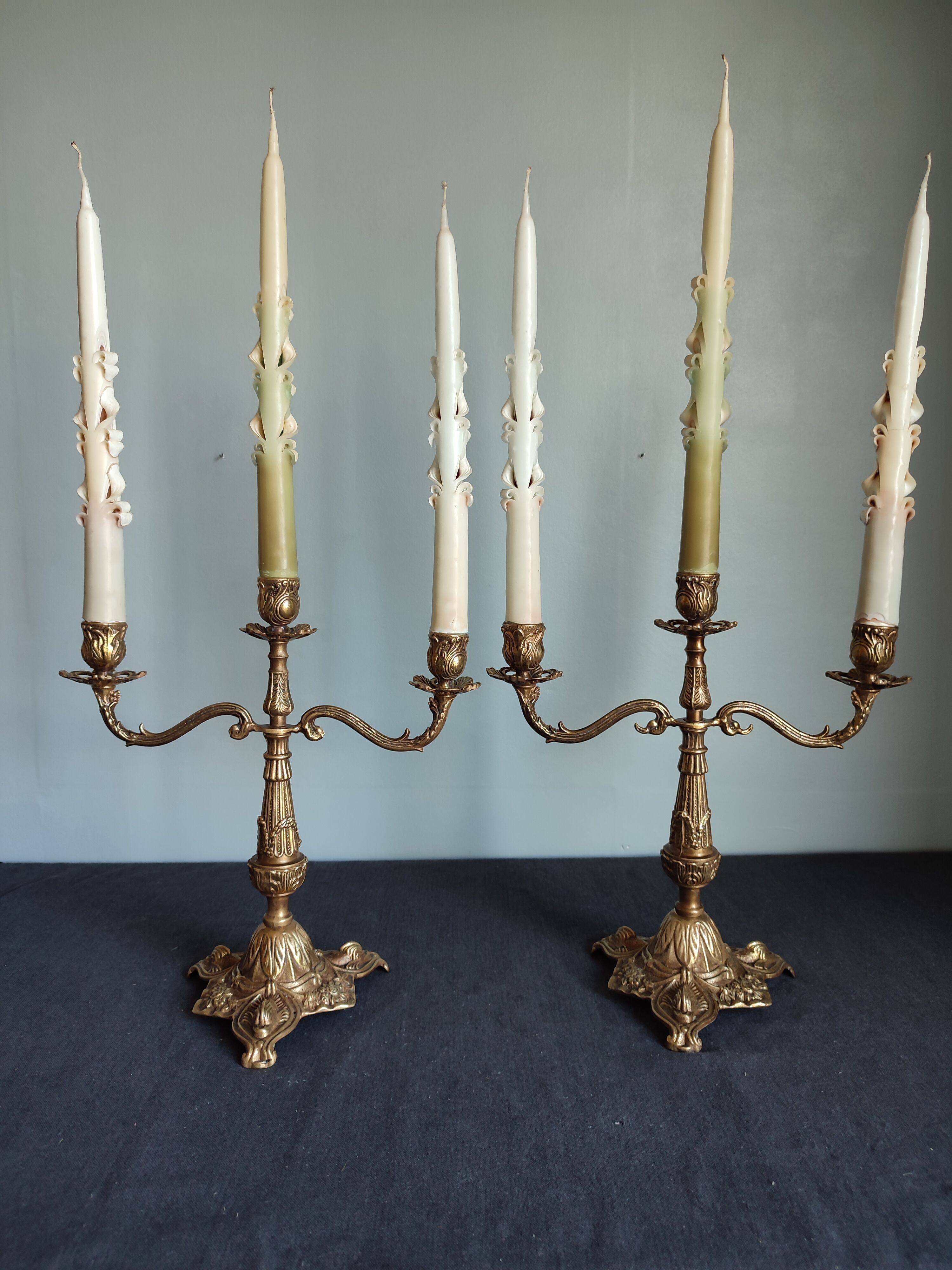 Pair of vintage candlesticks