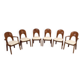 6x Dining chairs by Koefoeds Hornslet, 1970s