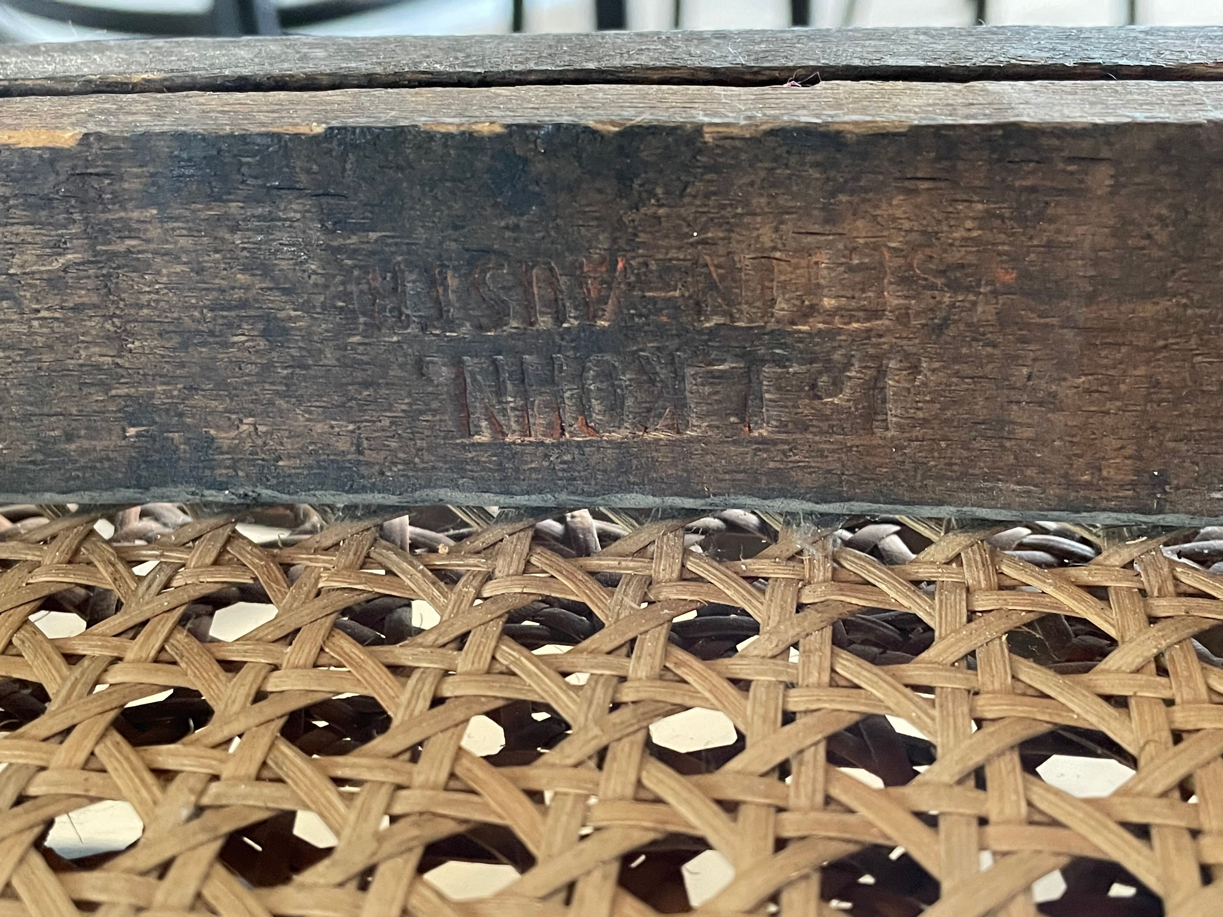 Series of 8 Viennese chairs N.33 by J&J Kohn, 1900