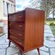 Vintage commode with tapered legs