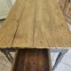 Table de ferme chêne massif 250cm d’office vintage 10-12 personnes