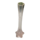 Soliflore vase in pastel pink glass with old art deco facets