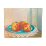 Table still life with apples