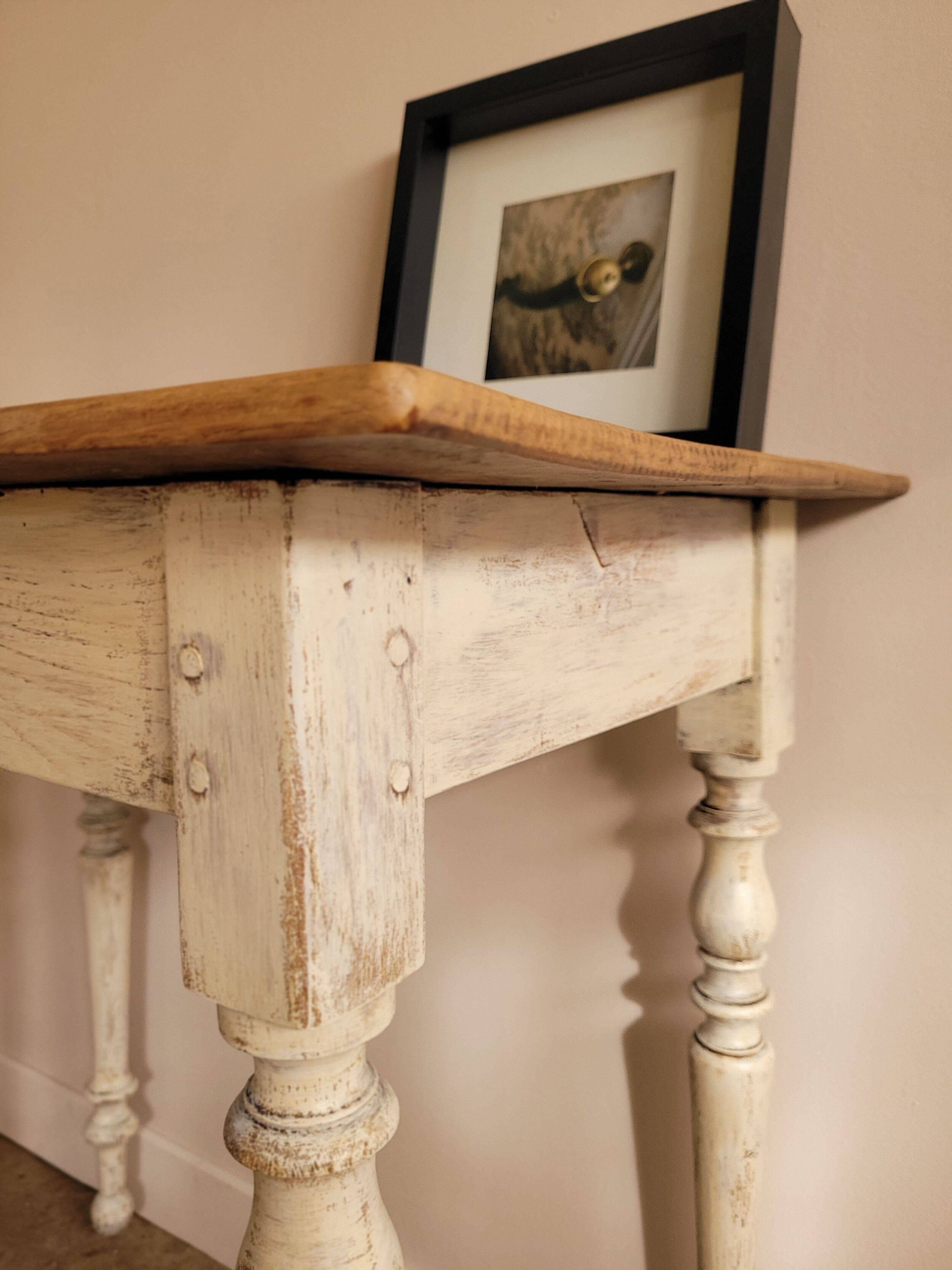 Country-style patinated desk