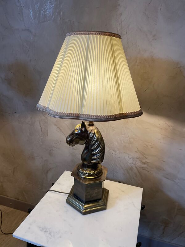 Lampe tête de cheval