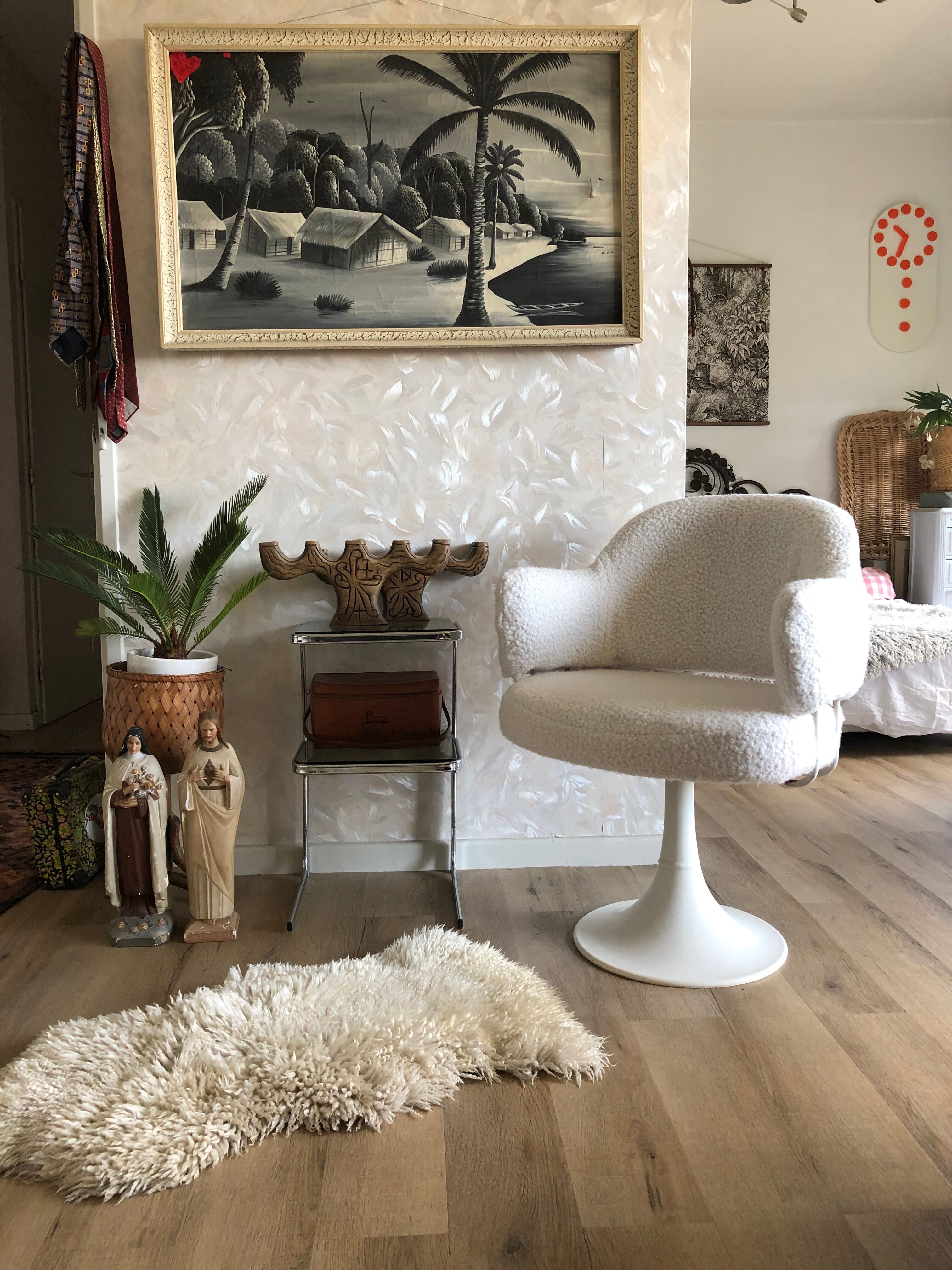 Chair 1970s tulip foot