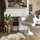 Chair 1970s tulip foot
