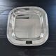 Silver-plated metal dish