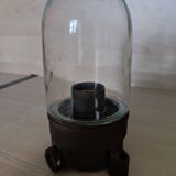 Lamp wall lamp globe glass shell bakelite design industrial workshop