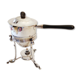 Silver metal alcohol stove