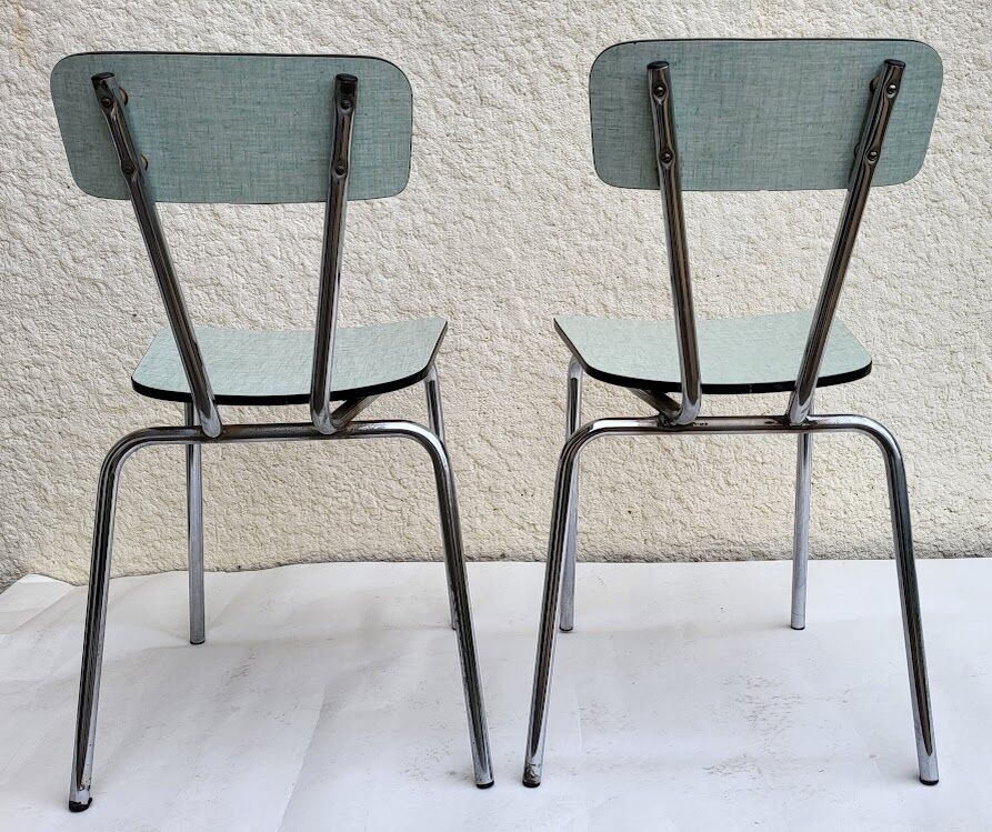 Set of 2 formica chairs