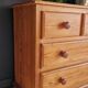 Pine chest of drawers
