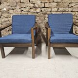 Pair of vintage 1970s armchairs
