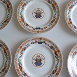 Haviland Limoges porcelain 6 dinner plates "A la corbeille" decor