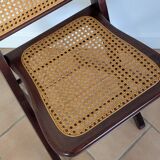 Set of 5 caned chairs