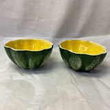 Set of 2 slip bowls