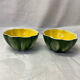 Set of 2 slip bowls