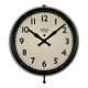 Vintage brown bakelite electric wall clock from smiths sectric, 1950s