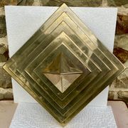 Applique murale ou plafonnier pyramidal, moderniste constructiviste
