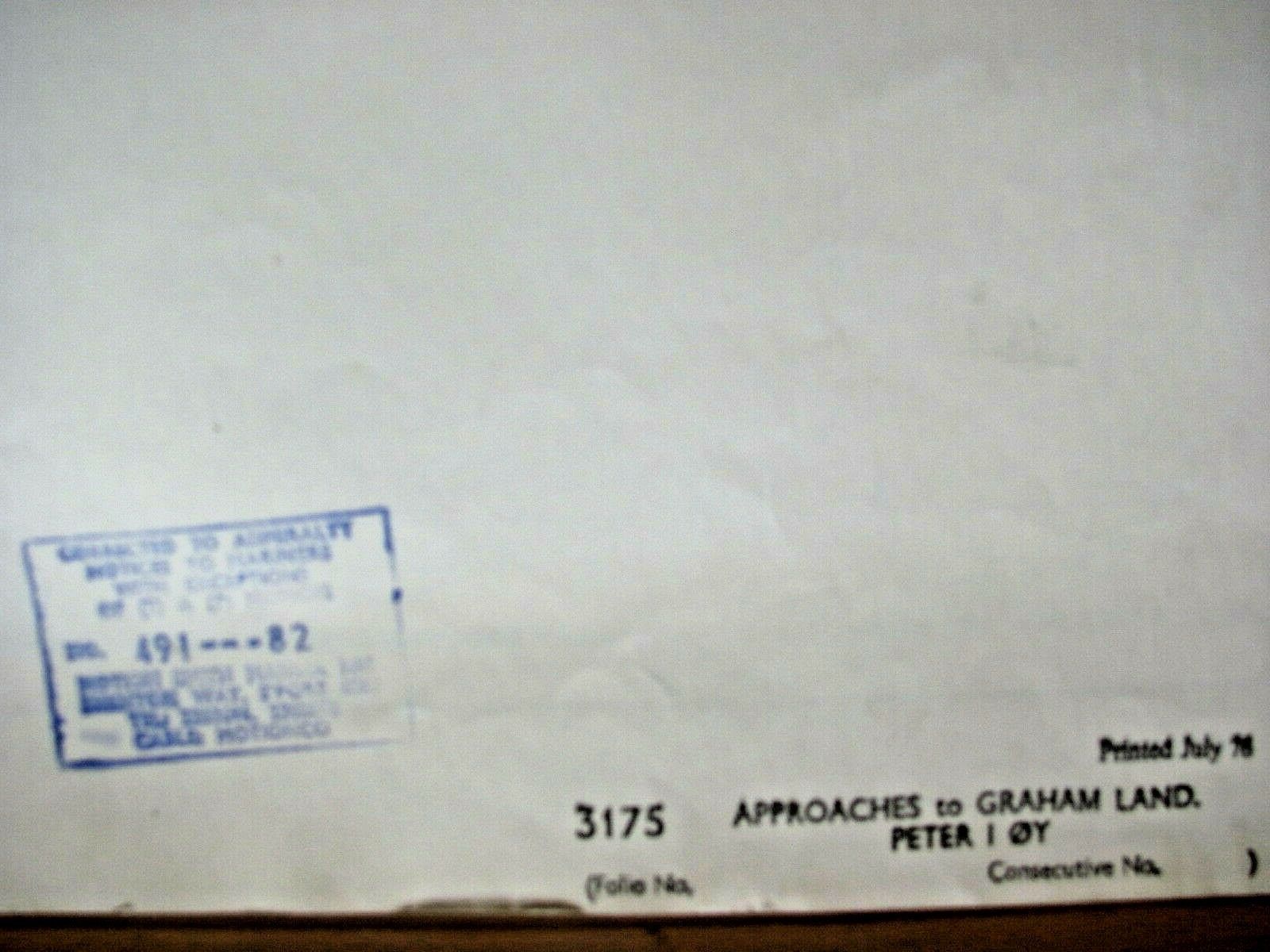 Graham Land - Peter I Oy - Antarctica Chart