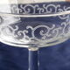Set of 6 champagne glasses decorated with Arabesque