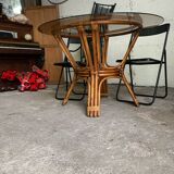 Bamboo table from the 1970s