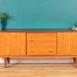 Retro Teak Danish 1960s Long Mid Century Sideboard By Clausen & Søn Denmark